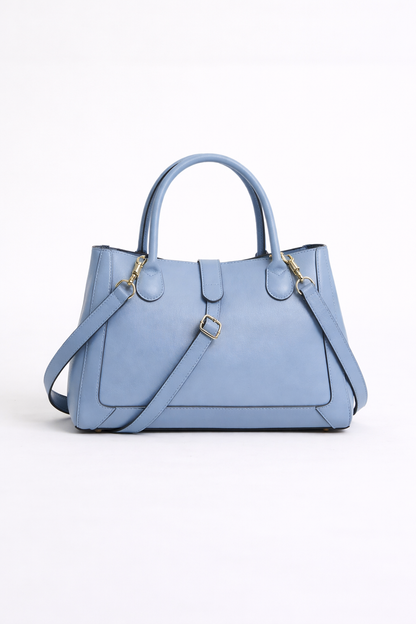 Borsa AREZZO in pelle azzurra Togo